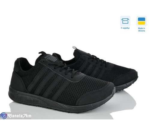 Кросівки чоловічі на весну/осінь (6 пар р.41-45) чорний  "OLLA"