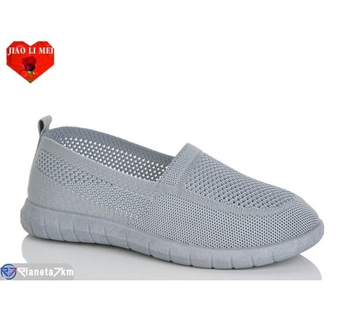 Сліпони жіночі на літо (8 пар р.37-41) сірий  "Jiao Li Mei"