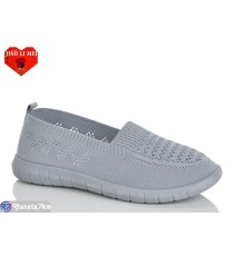 Сліпони жіночі на літо (8 пар р.37-41) сірий  "Jiao Li Mei"
