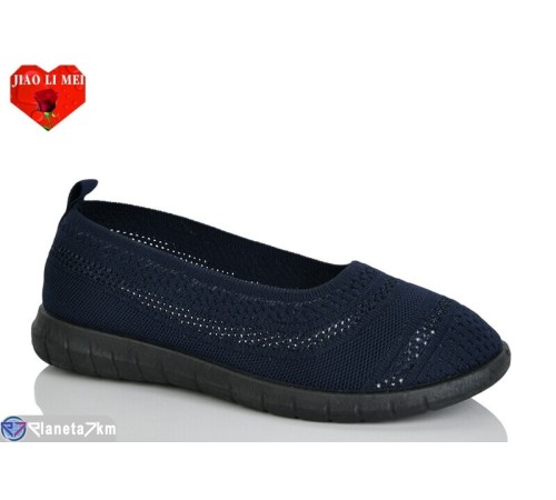 Балетки жіночі на літо (8 пар р.37-41) синій  "Jiao Li Mei"