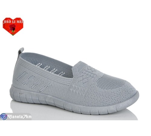 Сліпони жіночі на літо (8 пар р.37-41) сірий  "Jiao Li Mei"