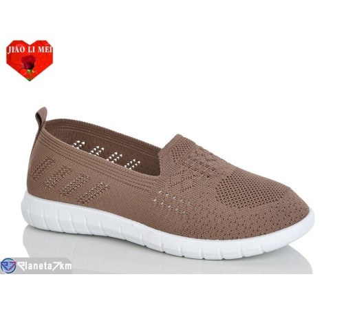Сліпони жіночі на літо (8 пар р.37-41) коричневий  "Jiao Li Mei"