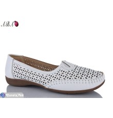 Туфлі жіночі на літо (8 пар р.40-43) білий  "Aba"