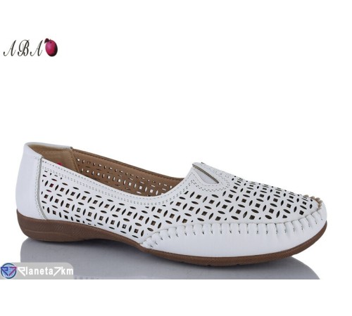 Туфлі жіночі на літо (8 пар р.40-43) білий  "Aba"