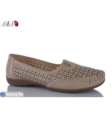 Туфлі жіночі на літо (8 пар р.40-43) коричневий  "Aba"