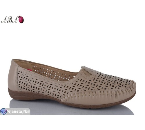 Туфлі жіночі на літо (8 пар р.40-43) коричневий  "Aba"