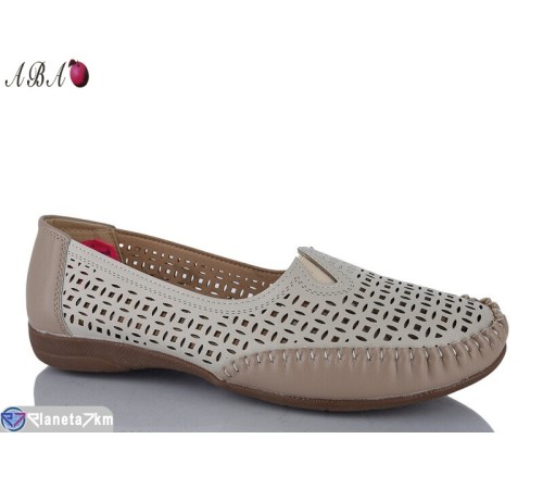 Туфлі жіночі на літо (8 пар р.40-43) бежевий  "Aba"