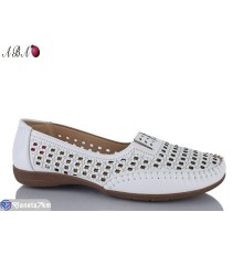 Туфлі жіночі на літо (8 пар р.40-43) білий  "Aba"