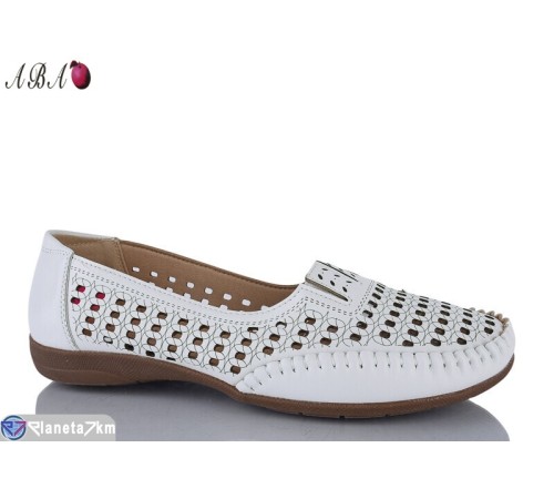 Туфлі жіночі на літо (8 пар р.40-43) білий  "Aba"