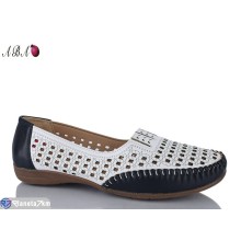 Туфлі жіночі на літо (8 пар р.40-43) білий  "Aba"