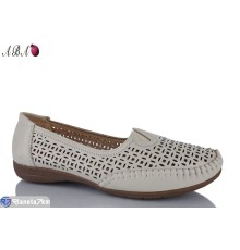 Туфлі жіночі на літо (8 пар р.37-42) бежевий  "Aba"