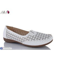 Туфлі жіночі на літо (8 пар р.37-42) білий  "Aba"