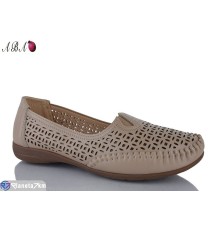 Туфлі жіночі на літо (8 пар р.37-42) коричневий  "Aba"