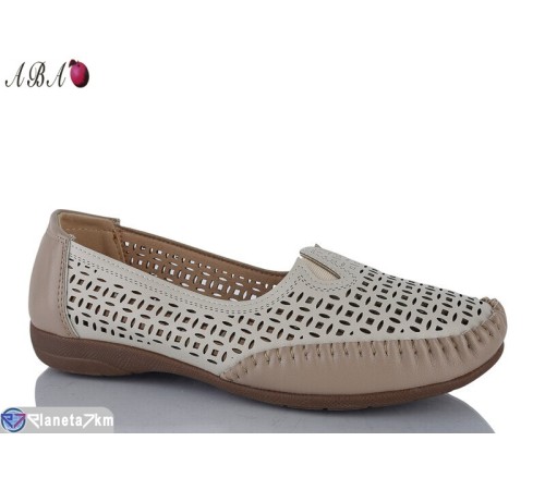 Туфлі жіночі на літо (8 пар р.37-42) бежевий  "Aba"