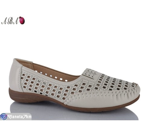 Туфлі жіночі на літо (8 пар р.37-42) бежевий  "Aba"