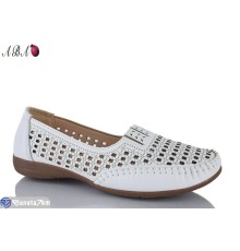 Туфлі жіночі на літо (8 пар р.37-42) білий  "Aba"