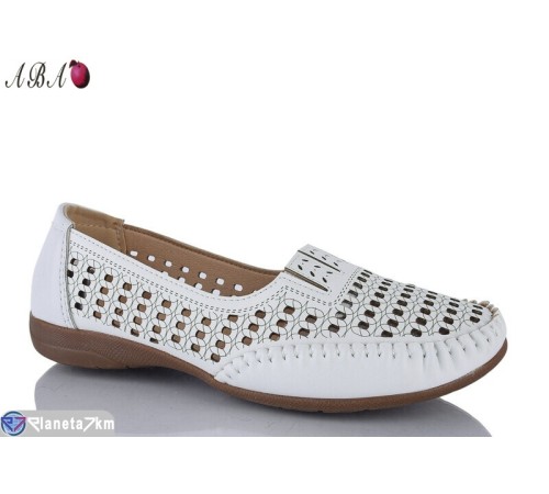 Туфлі жіночі на літо (8 пар р.37-42) білий  "Aba"