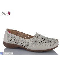 Туфлі жіночі на літо (8 пар р.37-42) бежевий  "Aba"