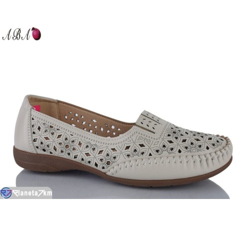 Туфлі жіночі на літо (8 пар р.37-42) бежевий  "Aba"