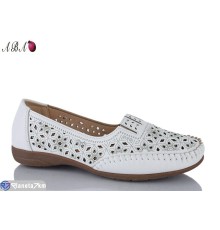 Туфлі жіночі на літо (8 пар р.37-42) білий  "Aba"