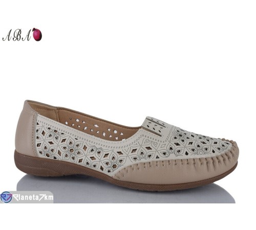 Туфлі жіночі на літо (8 пар р.37-42) бежевий  "Aba"