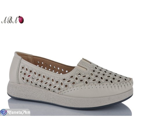 Туфлі жіночі на літо (8 пар р.37-42) бежевий  "Aba"