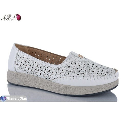 Туфлі жіночі на літо (8 пар р.37-42) білий  "Aba"