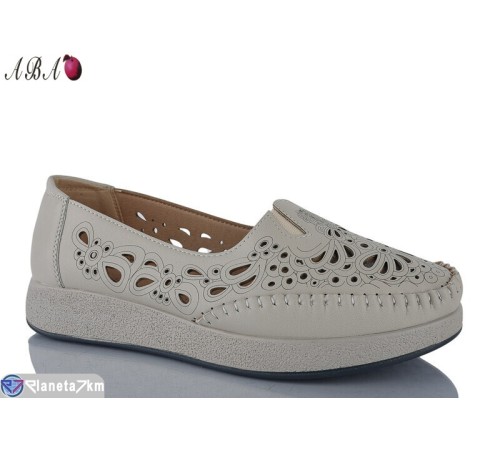 Туфлі жіночі на літо (8 пар р.37-42) бежевий  "Aba"