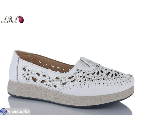 Туфлі жіночі на літо (8 пар р.37-42) білий  "Aba"