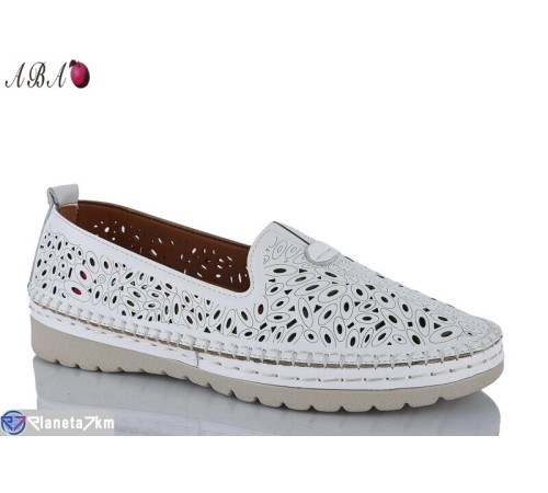 Туфлі жіночі на літо (8 пар р.37-42) білий  "Aba"