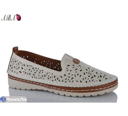 Туфлі жіночі на літо (8 пар р.37-42) бежевий  "Aba"