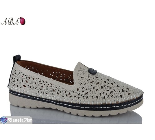 Туфлі жіночі на літо (8 пар р.37-42) бежевий  "Aba"