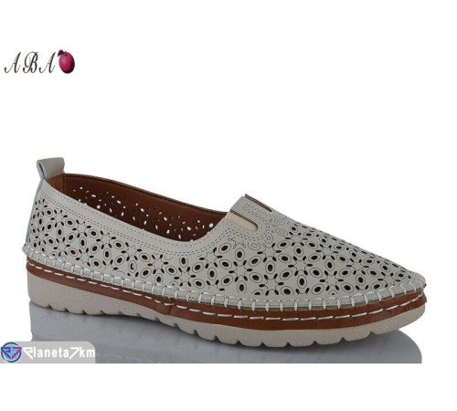 Туфлі жіночі на літо (8 пар р.37-42) бежевий  "Aba"