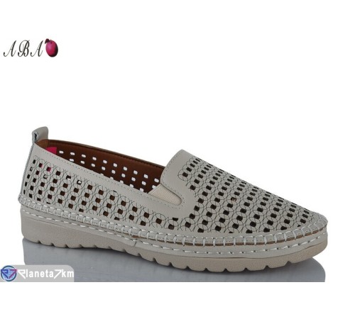 Туфлі жіночі на літо (8 пар р.37-42) бежевий  "Aba"