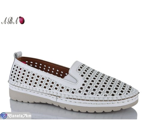 Туфлі жіночі на літо (8 пар р.37-42) білий  "Aba"