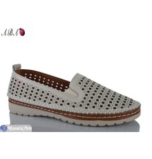 Туфлі жіночі на літо (8 пар р.37-42) бежевий  "Aba"