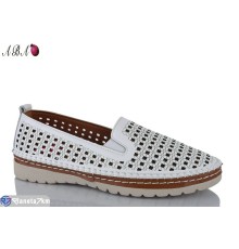 Туфлі жіночі на літо (8 пар р.37-42) білий  "Aba"