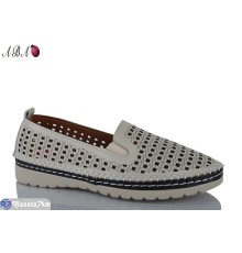 Туфлі жіночі на літо (8 пар р.37-42) бежевий  "Aba"