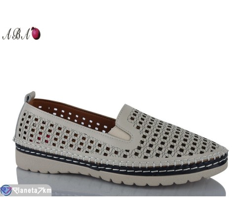 Туфлі жіночі на літо (8 пар р.37-42) бежевий  "Aba"