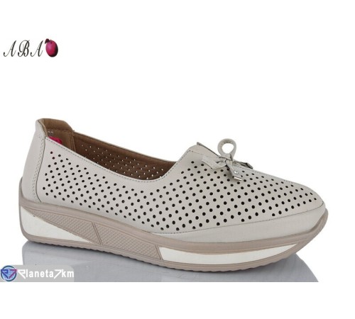 Туфлі жіночі на літо (8 пар р.36-41) бежевий  "Aba"