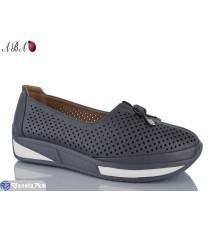 Туфлі жіночі на літо (8 пар р.36-41) сірий  "Aba"