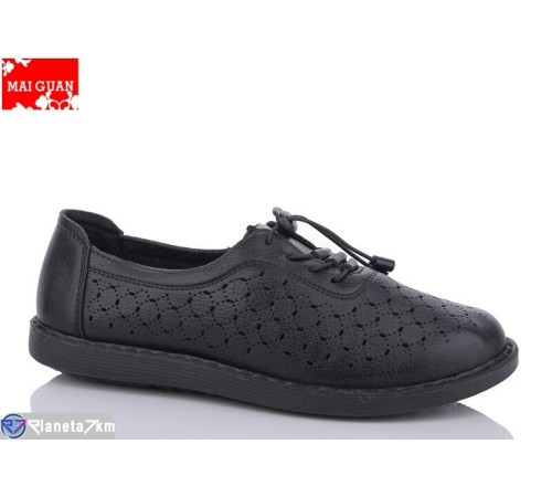 Туфлі жіночі на літо (8 пар р.37-42) чорний  "Maiguan"