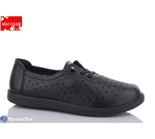 Туфлі жіночі на літо (8 пар р.37-42) чорний  "Maiguan"