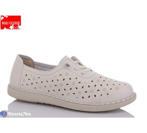Туфлі жіночі на літо (8 пар р.37-42) бежевий  "Maiguan"