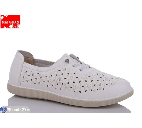 Туфлі жіночі на літо (8 пар р.37-42) білий  "Maiguan"
