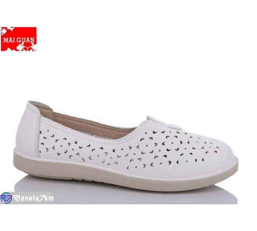 Туфлі жіночі на літо (8 пар р.37-42) білий  "Maiguan"