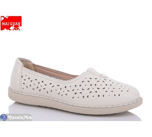 Туфлі жіночі на літо (8 пар р.37-42) бежевий  "Maiguan"
