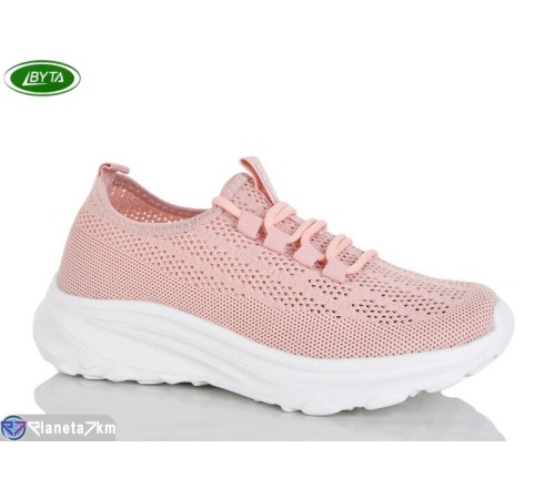 Кросівки жіночі на літо (8 пар р.36-41) рожевий  "Bayota"