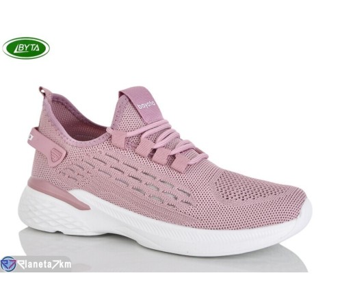 Кросівки жіночі на літо (8 пар р.36-41) рожевий  "Bayota"