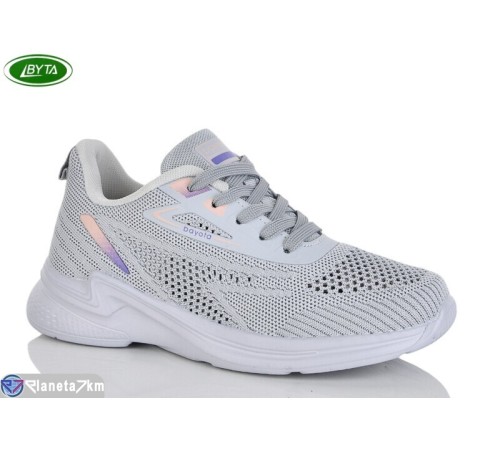 Кросівки жіночі на весну/осінь (8 пар р.36-41) сірий  "Bayota"